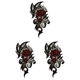 THE FANTASY Tattoo Sticker Rose Tribal hb863 (A5 Size, 3 Pieces)