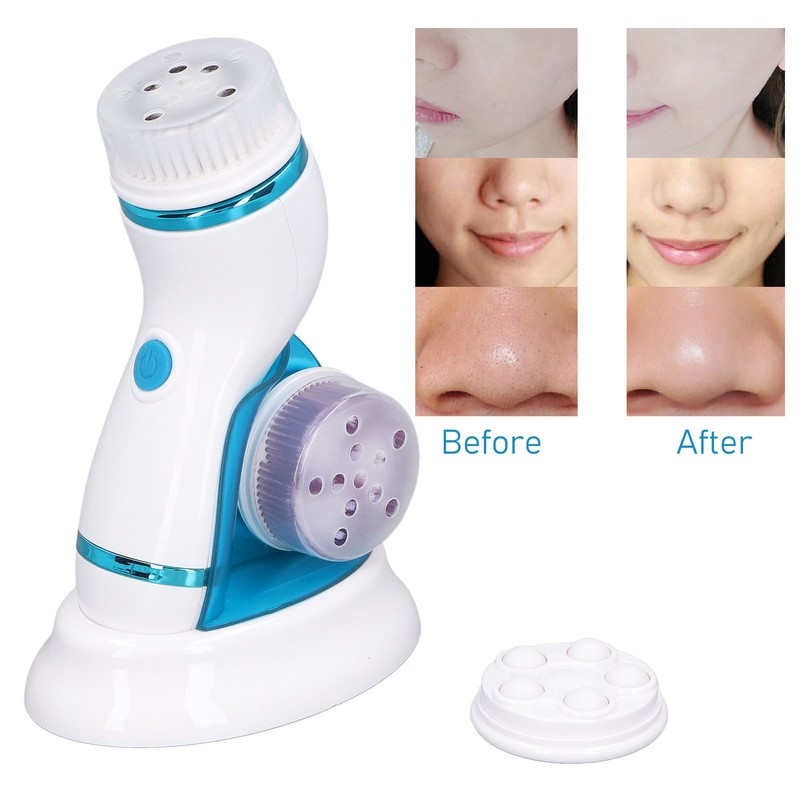 Facial Cleansing Brush Vibration Massage Promote Circulation Electric Face Wash