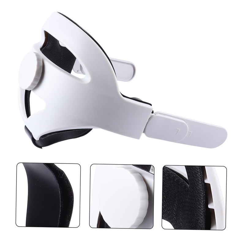 KOMBIUDA Vr Headset Headband Accessories Comfortable Head Cushion Non-Slip Rotating