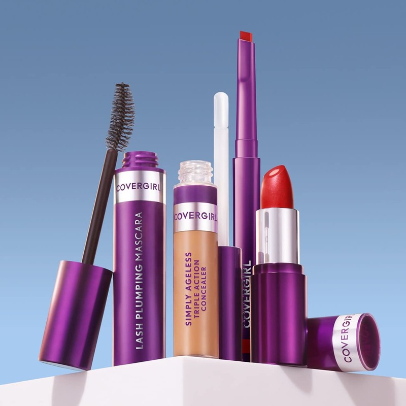 COVERGIRL Simply Ageless Lip Flip Liner, Brilliant Coral, Pack of