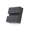 120 x 120 x 25 mm Rubber Pad with Groove