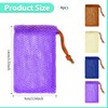 4 Pack Soap Savers for Bar Soap Exfoliating Net Mesh