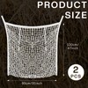 Fabbay 2 Pcs Slow Feed Hay Net Hay Feeder Hay