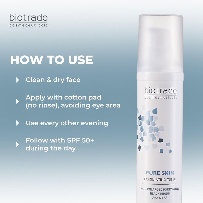 Biotrade Pure Skin Exfoliating Tonic with AHA & BHA –