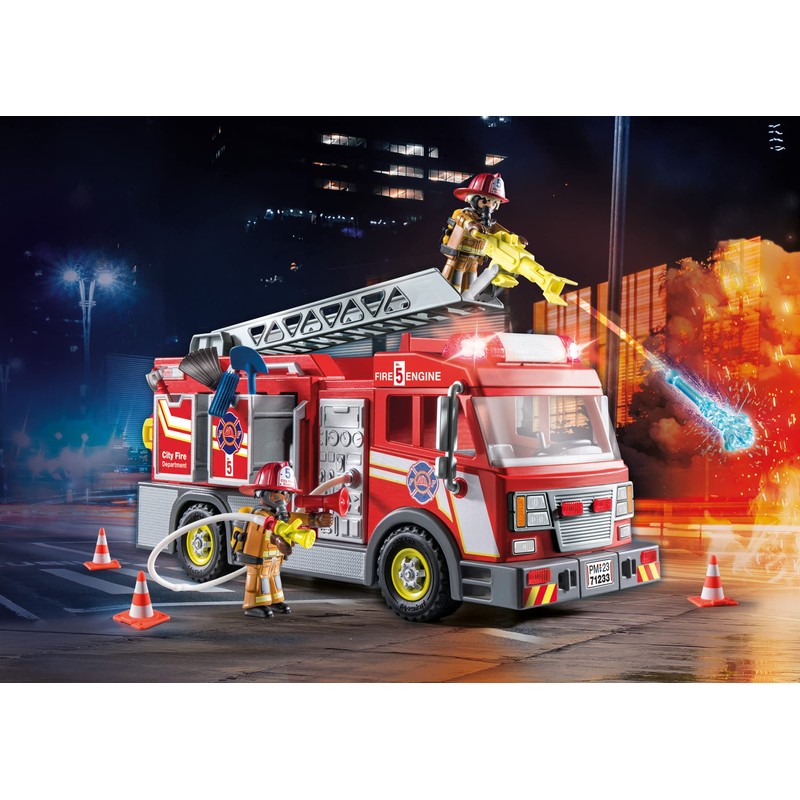 Playmobil Fire Truck with Accessories and 2 Figures