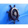 Hampton Nautical Dark Blue Ship Wheel, 12"