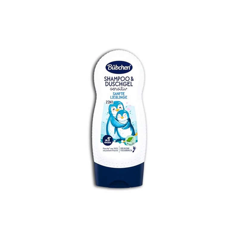 3 Pack Bübchen Children Shampoo & Shower Gel 2in1 Gentle