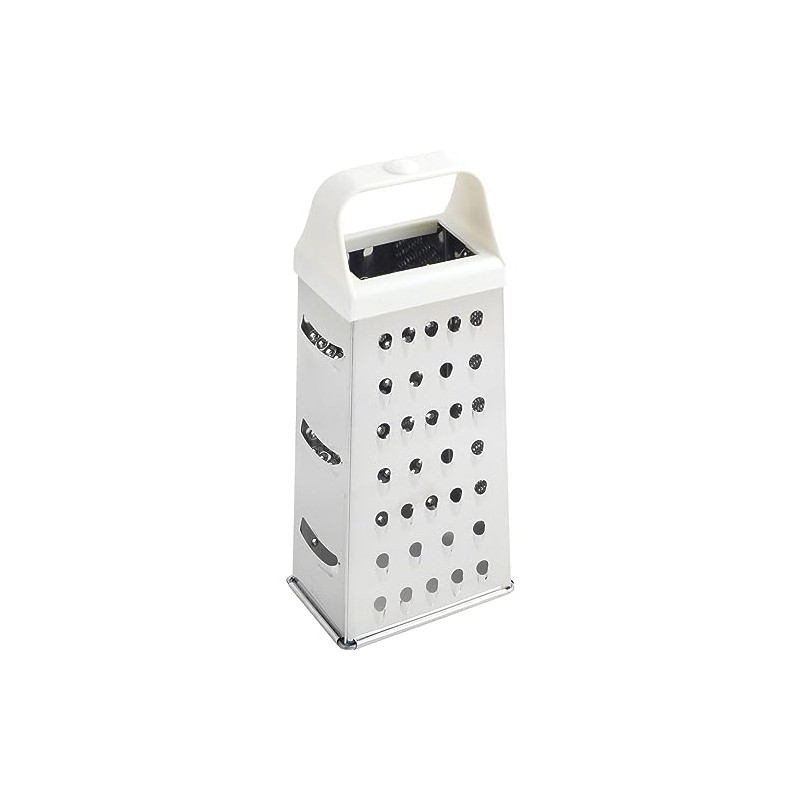 Metaltex 194607010 Square Stainless Steel Universal Grater 21 cm