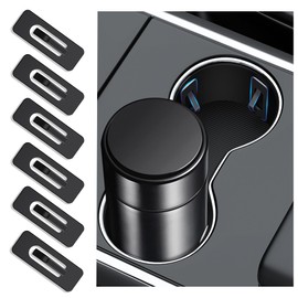 6PCS Car Cup Holder Insert with Strong Adhesive,Holds Drinks Securely on Cup Holders for Car,Universal Cup Holder Position Limiter for Most Automotive Cup Holders,Truck Cup Holder (6PCS)