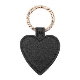 Magnetic Hat Clip Portable PU Leather Heart Shaped Magnetic Hat Clip Summer Sun Hat Magnetic Clip Black