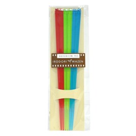Aoba 550228 Dishwasher Clear Chopsticks 3P Colorful Made in Japan
