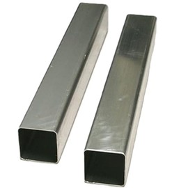 Square Galvanized Sleeves for 3'' Square Tennis Posts