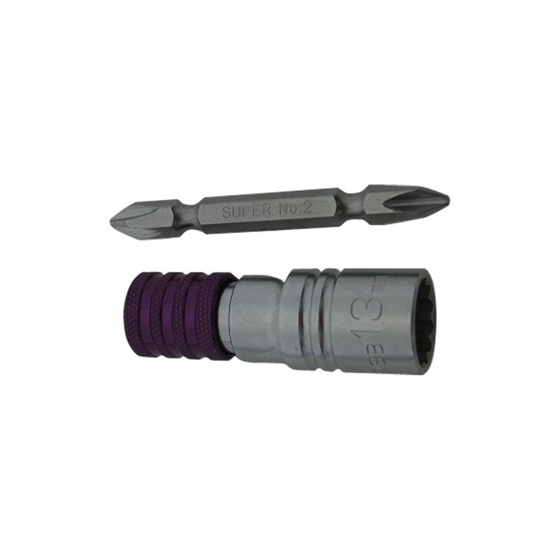 SUPERTOOL DSB13 Electric Drill Impact Socket Bit (Detachable Bit), 0.5