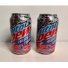 Mountain Dew Freedom Fusion Lemonade Peach Flavor Limited Edition -