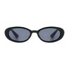 ENUFF Rosa Black Rectangle Sunglasses For Women