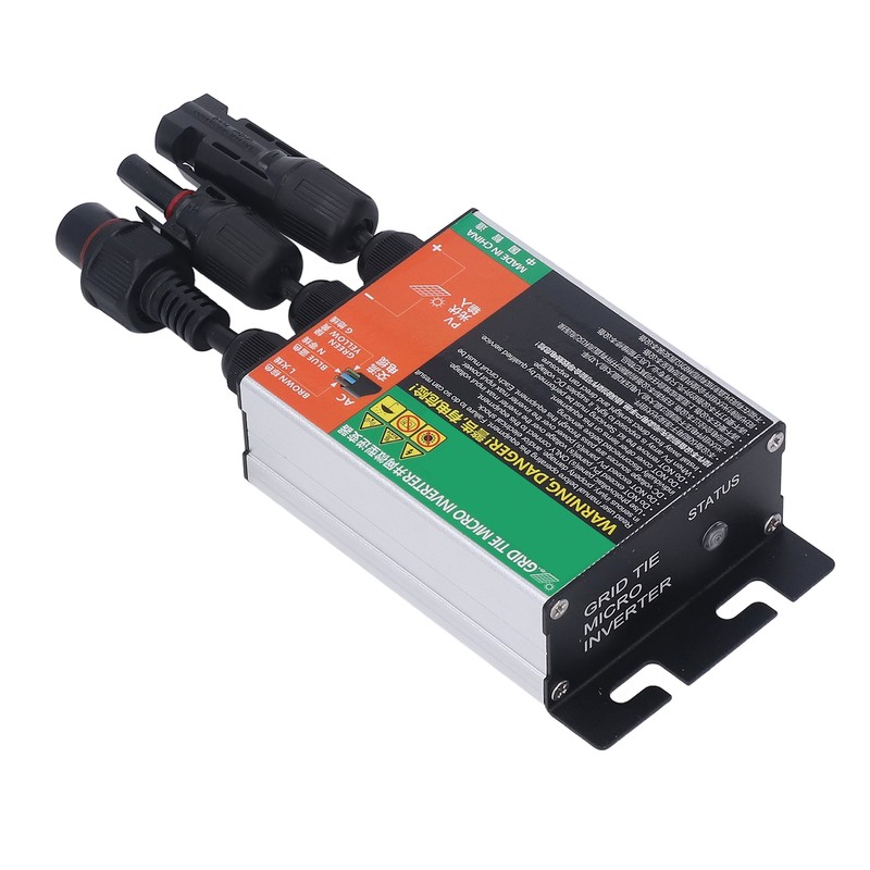 MPPT Solar Grid Tie Inverter Pure Sine Waving Aluminium Alloy