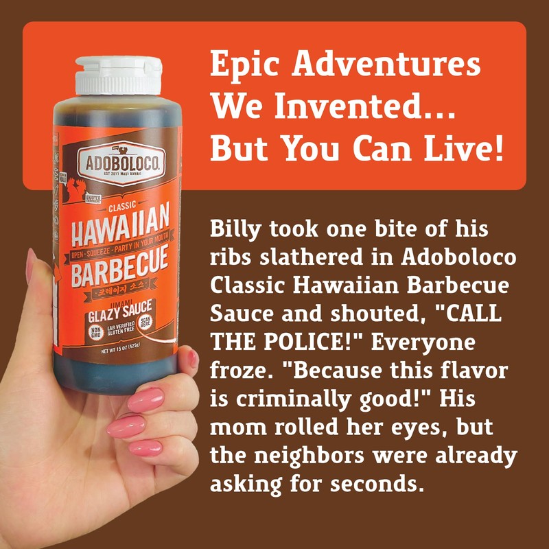 Adoboloco Classic Hawaiian Barbecue Sauce - Gluten Free
