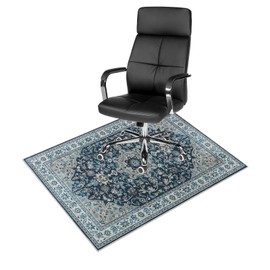 Anidaroel 36"x60" Office Chair Mat for Hardwood Floor & Tile Floor, Desk Chair Mat Rug for Rolling Chairs, Anti-Slip Computer Gaming Chair Mat, Under Desk Rug Floor Protector