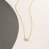 Tasiso Diamond Necklaces for Women Dainty Flower Necklace 14k Gold