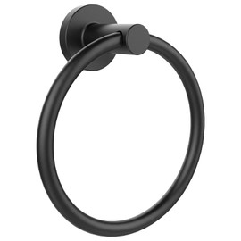 SetSail Towel Holder for Bathroom Wall Matte Black Towel Ring 304 Stainless Steel Hand Towel Holder Heavy Duty Towel Hanger for Bath, Kitchen | SetSail