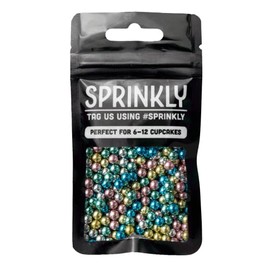 SPRINKLY - Metallic Pearls - Harlequin - 6mm - 30g