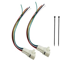 OTORAM Compatible Toyota Replacement 6 Pole Truck Toyota Dyna/Hino Dutro Tail Lamp with Compatible Wiring, 2 Couplers, Cables, Cords, Harnesses, Power Splits, Eject Taillights, Replacement Cords, Easy to Install Compatible