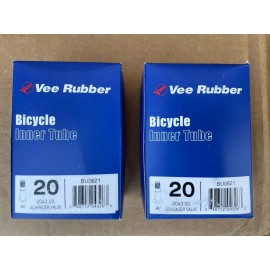 VEE RUBBER 2 Pack - Bicycle Inner Tubes 20" x 3.0  EBike Folding Fat Electric VEE RUBBER