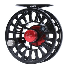M MAXIMUMCATCH Maxcatch Fly Reel Mid Arbor CNC Machined Aluminum Left and Right Hand Interchangeable Size (3/4 5/6 7/8wt) (Black, 1/3 wt)