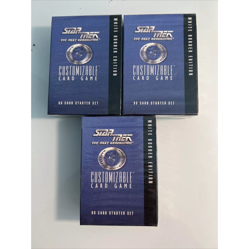 1994 Star Trek White Border Edition Customizable Card Game Sets