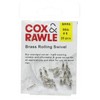 Cox & Rawle Brass Rolling Sea Fishing Swivels Size 6