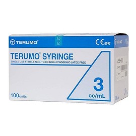 Terumo Syringe 3cc/ml (Luer Lock Tip) X 100