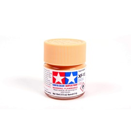 Tamiya 81715 – Acrylic Paint Mini, Matte Flesh 10 ml Bottle, XF-15