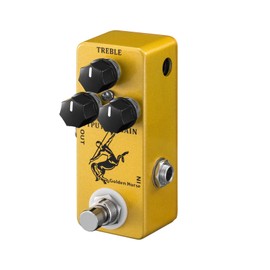 MOSKY dorado Horse Overdrive Effect Pedal Boost Guitarra Pedal con True Bypass para guitarra eléctrica