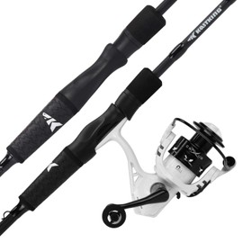 KastKing Crixus Fishing Rod and Reel Combo, Spinning, 6ft, Medium Light, 2pcs, 2000 Reel