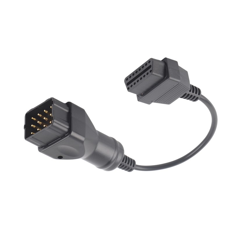 12 Pin to 16 Pin OBD2 Connector Cable OBDII Adapter