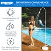 SWIMLINE HYDROTOOLS Tube Style 7 Foot Poolside Shower, Adjustable Head