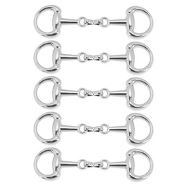 Briny River 5PCS Metal Shoe Buckle 71x21mm Hinged Equestrian Buckles for Shoes Boots Bags Leathercrafts Belt