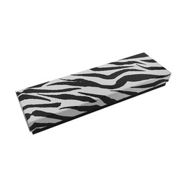10 Pc 8" x 2" x 1" Gift Boxes Jewelry Zebra Animal Print Cotton Filled