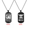KOGNGU Hot Japan Anime One Piece Luffy Skeleton Pendant Necklace