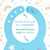Nuby 3D Soft Silicone Baby Bib with Scoop - Silicone