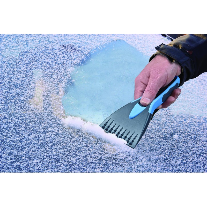 Bosmere Winter Care Windscreen Ice Scraper with Soft Grip, Multi-Coloured,