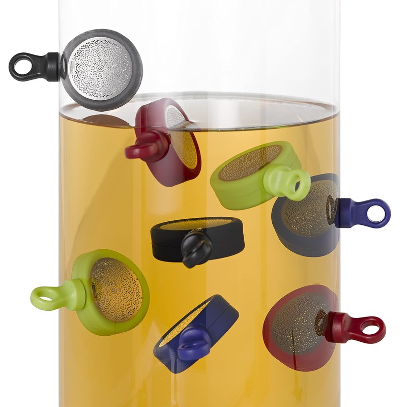 AdHoc TE33 MagTea Magnetic Tea Filter with Drainer MagTea, Green,
