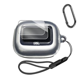 For JBL LIVE BUDS 3/ LIVE BEAM 3 Case, Wireless Earphones, Smart Charging Case, Protective Cover [YCJDP] Anti-lost Buckle, Drop Protection Cord, 2 Free Films, Can Be Charged While Wearing Not