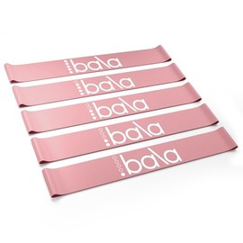 Bala Bandas de resistencia para mujeres y hombres, paquete de 5 bandas elásticas de ejercicio para entrenar, muñeca, tobillo, piernas y botines, banda