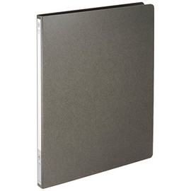 Kokuyo File Lever File MZ Colored Cardboard, A4 Vertical 0.4 inch (10 mm) Binding, Holds Approximately 100 Sheets Dark Gray F-300DM