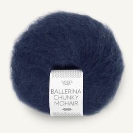 SANDNES GARN Ballerina Chunky Mohair - Farbe: Dyp Marine (5581) - 50 g/ca. 135 m Wolle