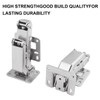 4 Pairs 170 Degree Cabinet Door Hinge, Concealed Hydraulic Adjustable