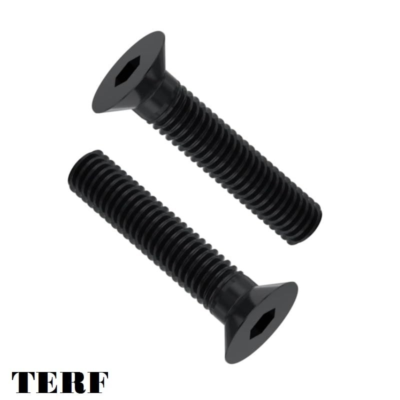 TERF® M6 X 30mm Hex Socket Countersunk Black Machine Screw