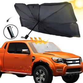 Foldable Car Windshield Sun Shade Umbrella, Car Front Window Sun Shade Cover for Heat Insulation Protective, Car Exterior Accessories, Summer Essentials, Car Accessories, Sun Shade Tool