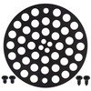 BlueStars 4” Metal Shower Strainer Drain Trim Set – Screw-in